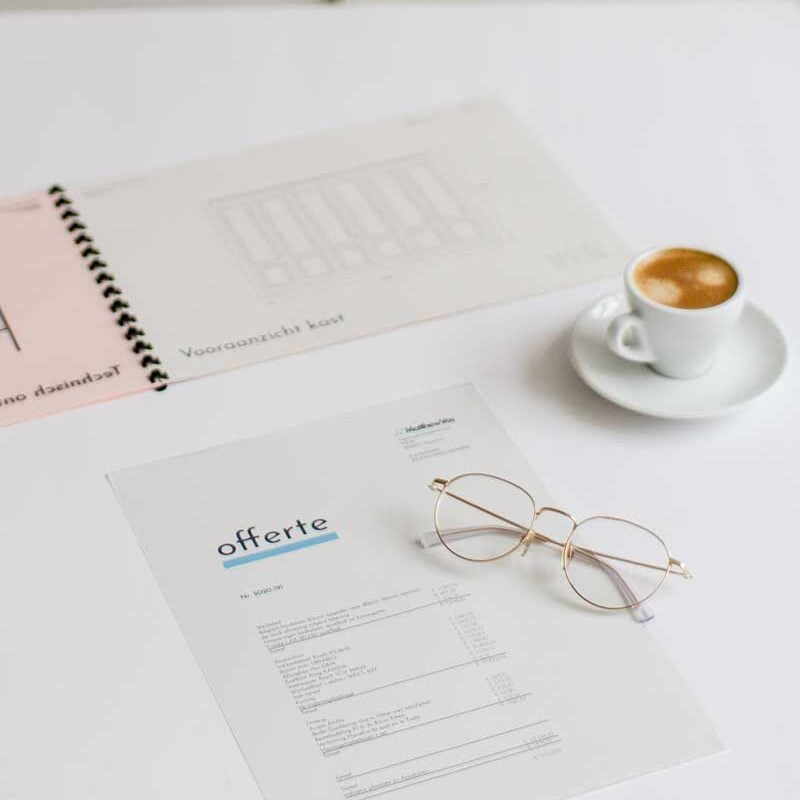 Offerte. gratis prijsindicatie. eerlijk en open over prijs.Matthew Vos. Offerte